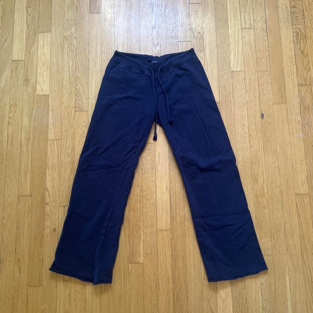 Brandy Melville Navy blue sweatpants with drawstring waist